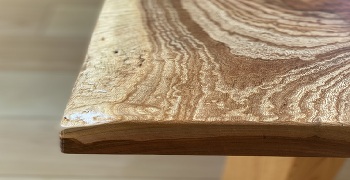 ソファーテーブル　欅一枚板